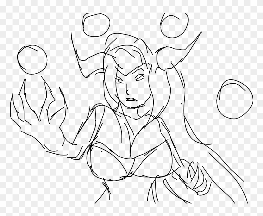 Syndra - Line Art Clipart