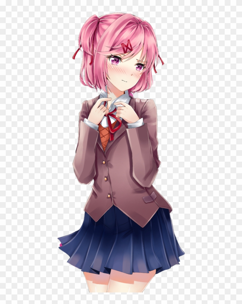 #нацуки #доки Доки Литературный Клуб #доки Доки Литературный - Doki Doki Literature Club Natsuki Fanart Clipart #4495885