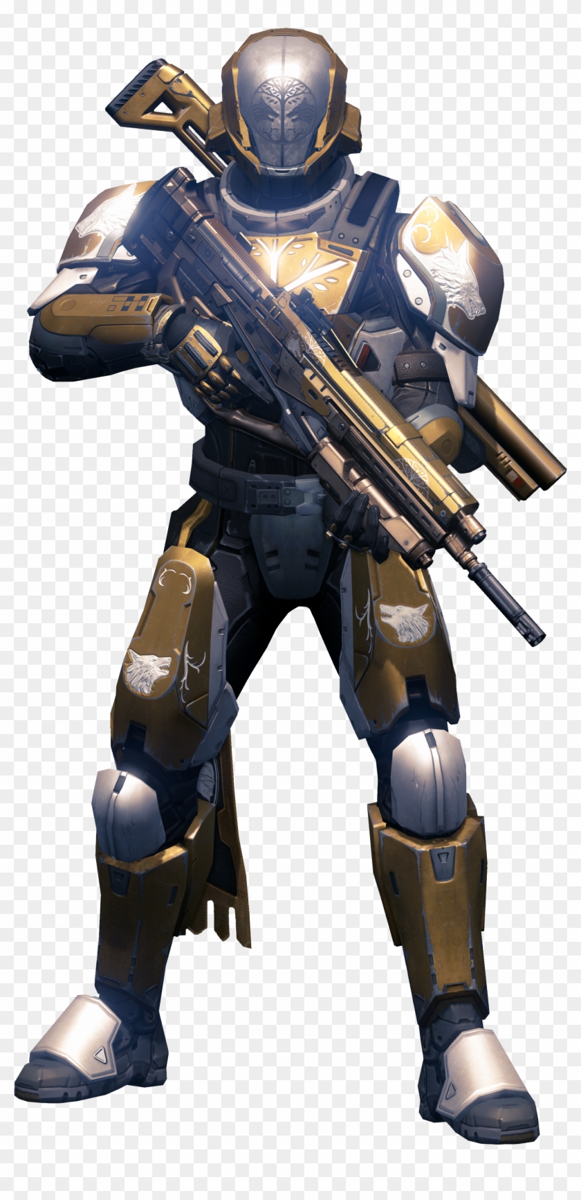Destiny Titan Armor Iron Banner - Action Figure Clipart #4496175