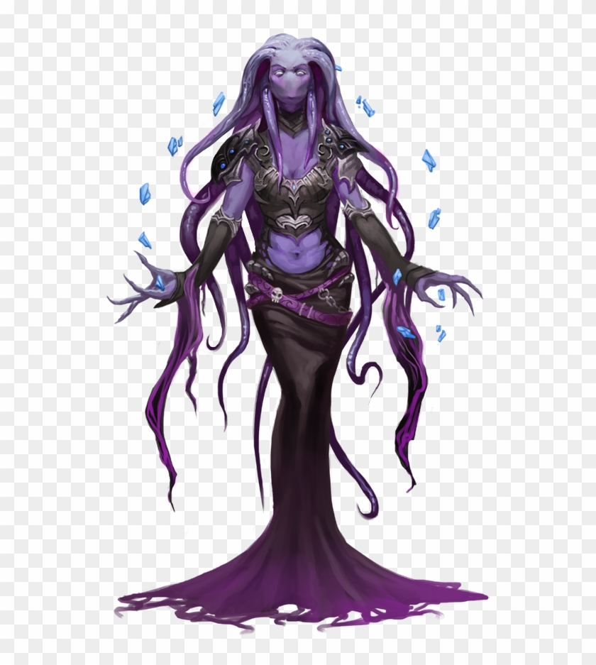 8629b18aae43 - Mind Flayer Female Clipart #4496306