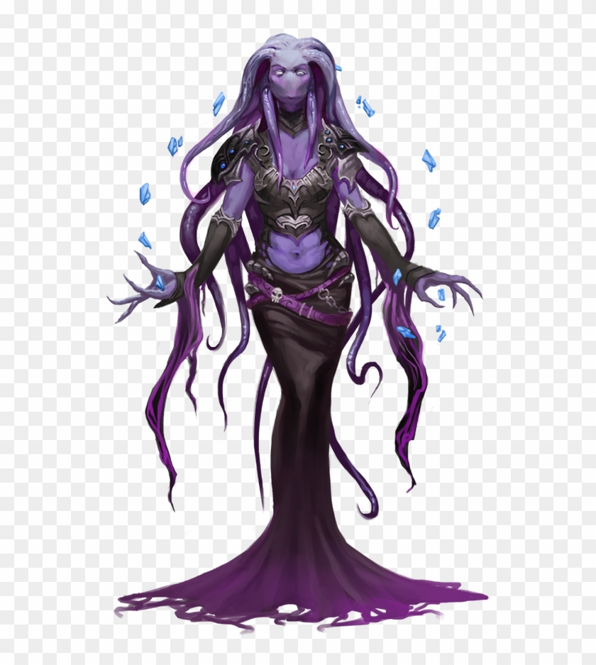 8629b18aae43 - Mind Flayer Female Clipart