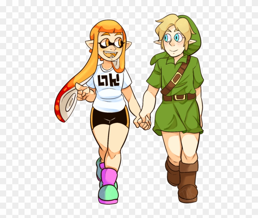 Some Art In Between Commissions And School Work Ive - Inkling Super Smash Bros Ultimate Clipart #4496487
