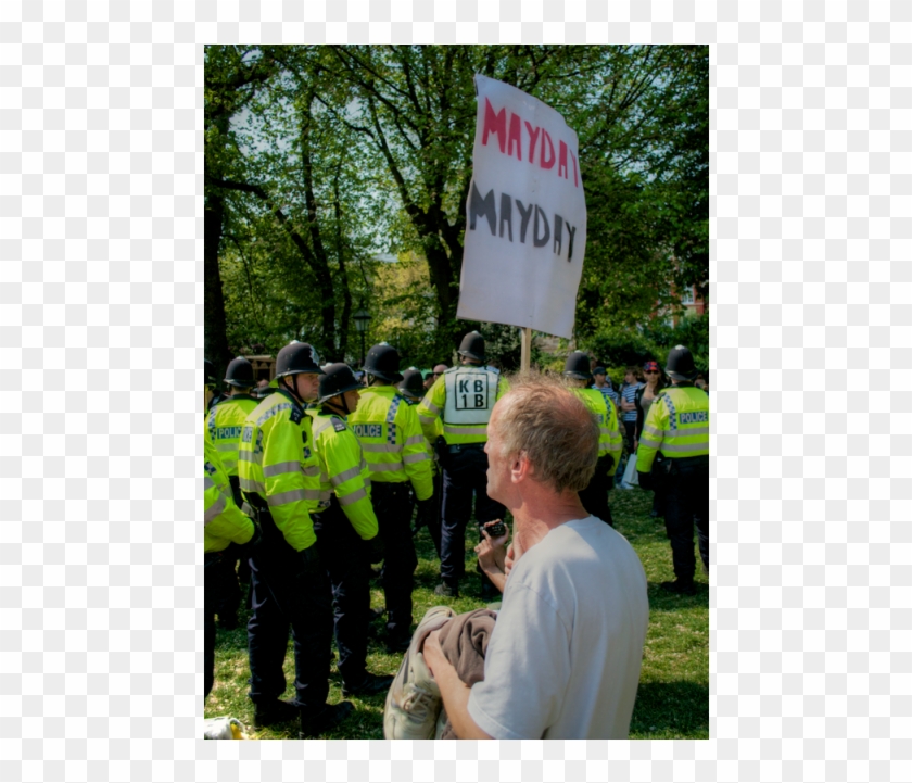 May Day Protestor - Grass Clipart #4496733