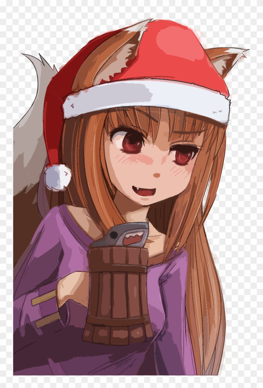 Christmas Holo Spice And Wolf Clipart