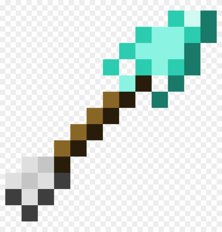 Considering That Diamonds Are The Hardest And One Of - Flecha Minecraft Png Clipart