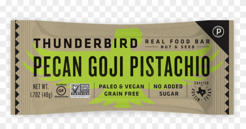Pecan Goji Pistachios - Thunderbird Bars Clipart #4498673