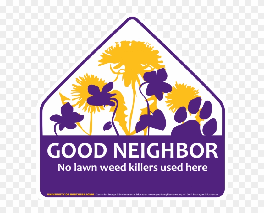 Good Neighbor Lawn Signs - Good Msg For Students In School Lawn Clipart