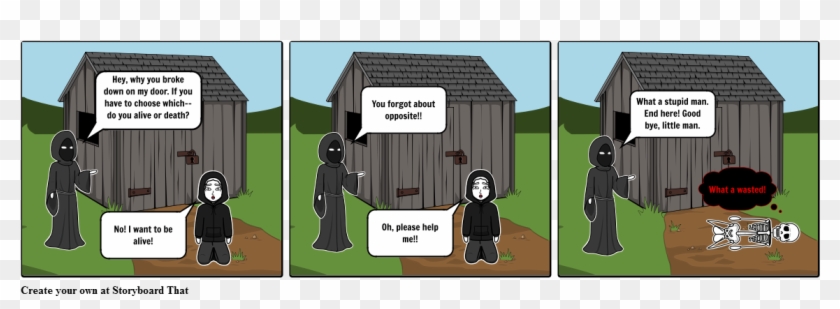 Grim Reaper - Cartoon Clipart