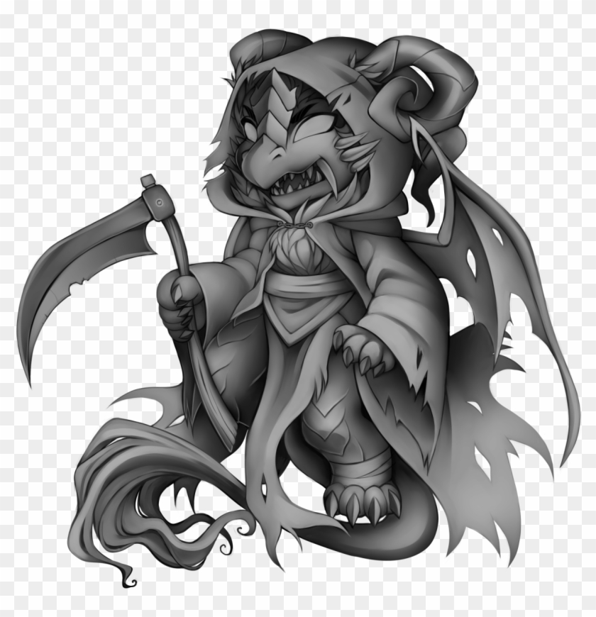 Furvilla Dragonsmaw Manor Reaper Dragon - Dragon Reaper Clipart