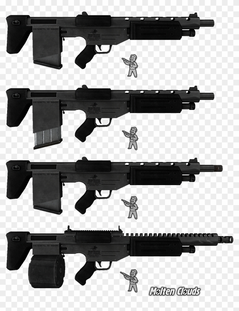 Report Rss Combat Shotgun - Firearm Clipart #450139