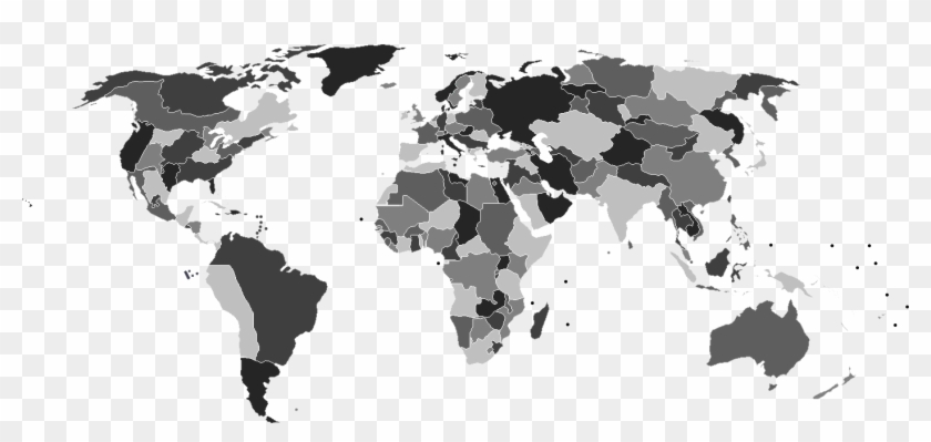 Download - Basic World Map Clipart