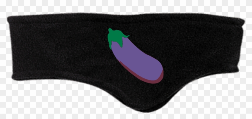 Eggplant Emoji C910 Port Authority Fleece Headband Clipart #450481