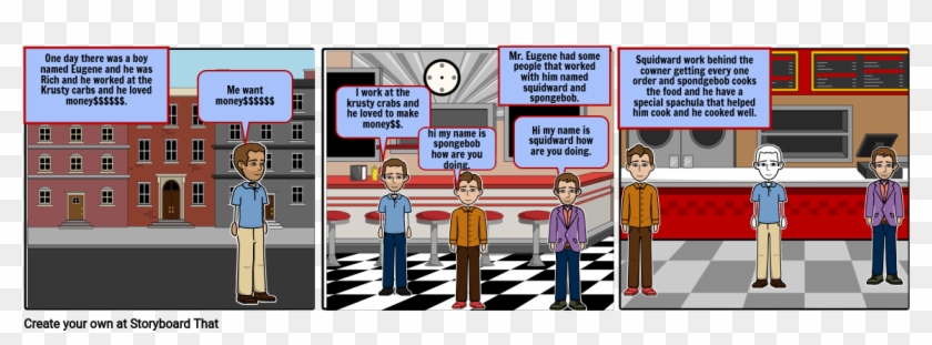 One Day There Was A Boy Named Eugene And He Was Ri - Cartoon Clipart #450551