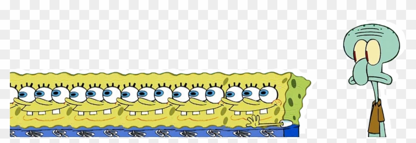 Spongebob Squidward Animation Smear - Spongebob Smear Frames Clipart #450671