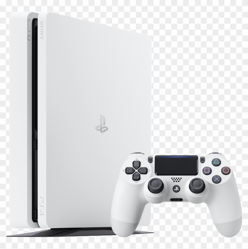 The Ps4 Slim Is Now Available In A Cool Glacier White - Glacier White Ps4 Slim Clipart