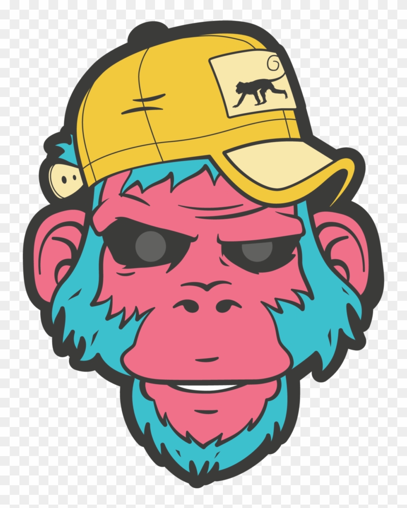 Cool Vector - Cool Monkey Vector Png Clipart #451189
