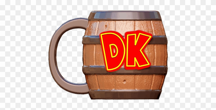 Donkey Kong Barrel Mug Clipart #451279