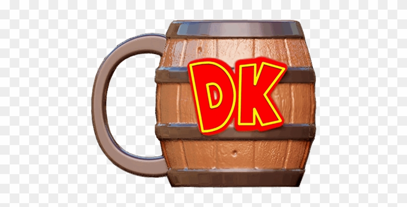 Donkey Kong Barrel Mug Clipart