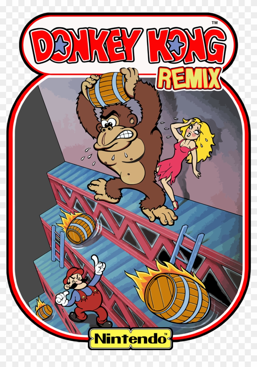 Donkey Kong Remix - Donkey Kong Arcade Clipart