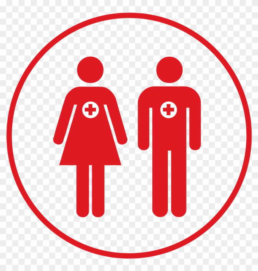 Red Cross Volunteers Needed In Eastern North Carolina - Red Cross Volunteer Icon Clipart #451477