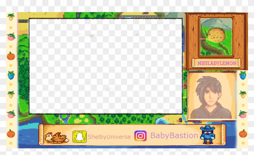 Heres A Stardew Valley Overlay I Just Kind Of Threw - Stardew Valley Twitch Overlay Clipart #451780
