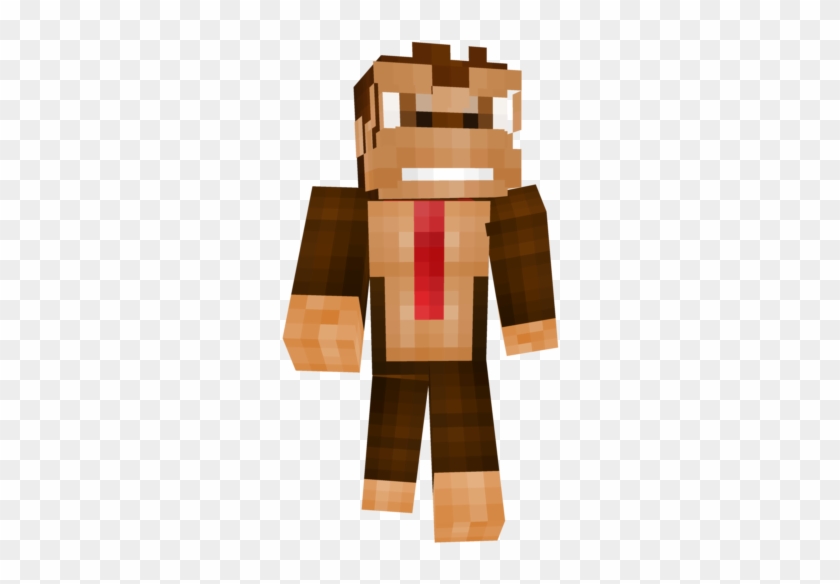 Image - Minecraft Donkey Kong Skin Clipart