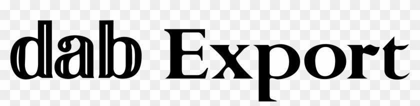 Dab Export Logo Png Transparent - Calligraphy Clipart