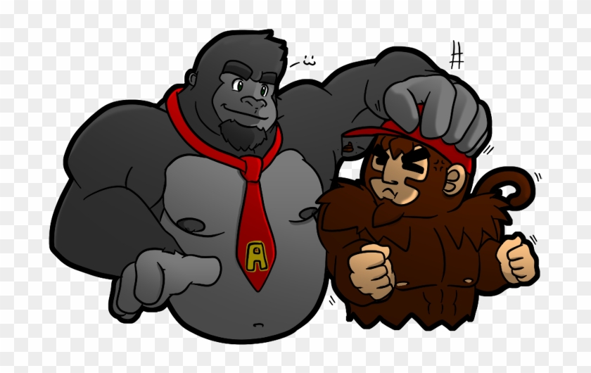 Let's Play Some Donkey Kong Country For Real - Donkey Kong Muscle Clipart #452212