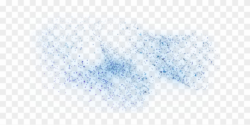 Blue Particles Png Clipart