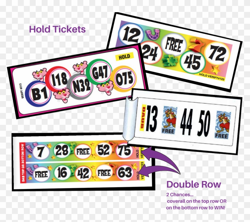 Dab Hold Ticket Examples Clipart