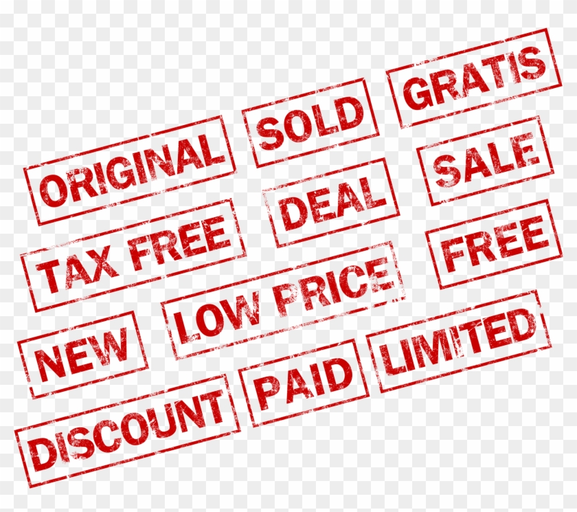 Picture Free Library Shopping Stamps Set Png And Psd - Paid Stamp Psd Clipart