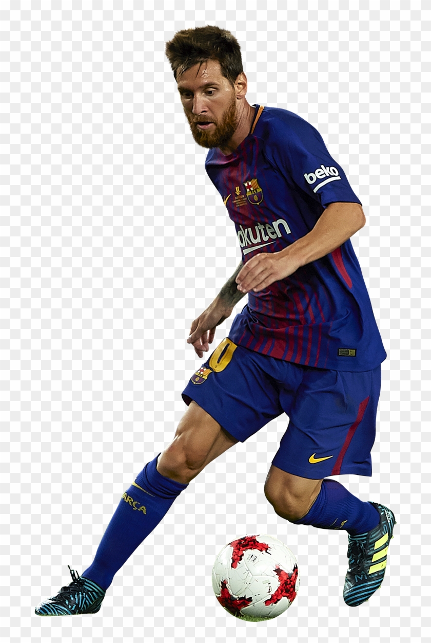 Lionel Messi Football Render Clipart