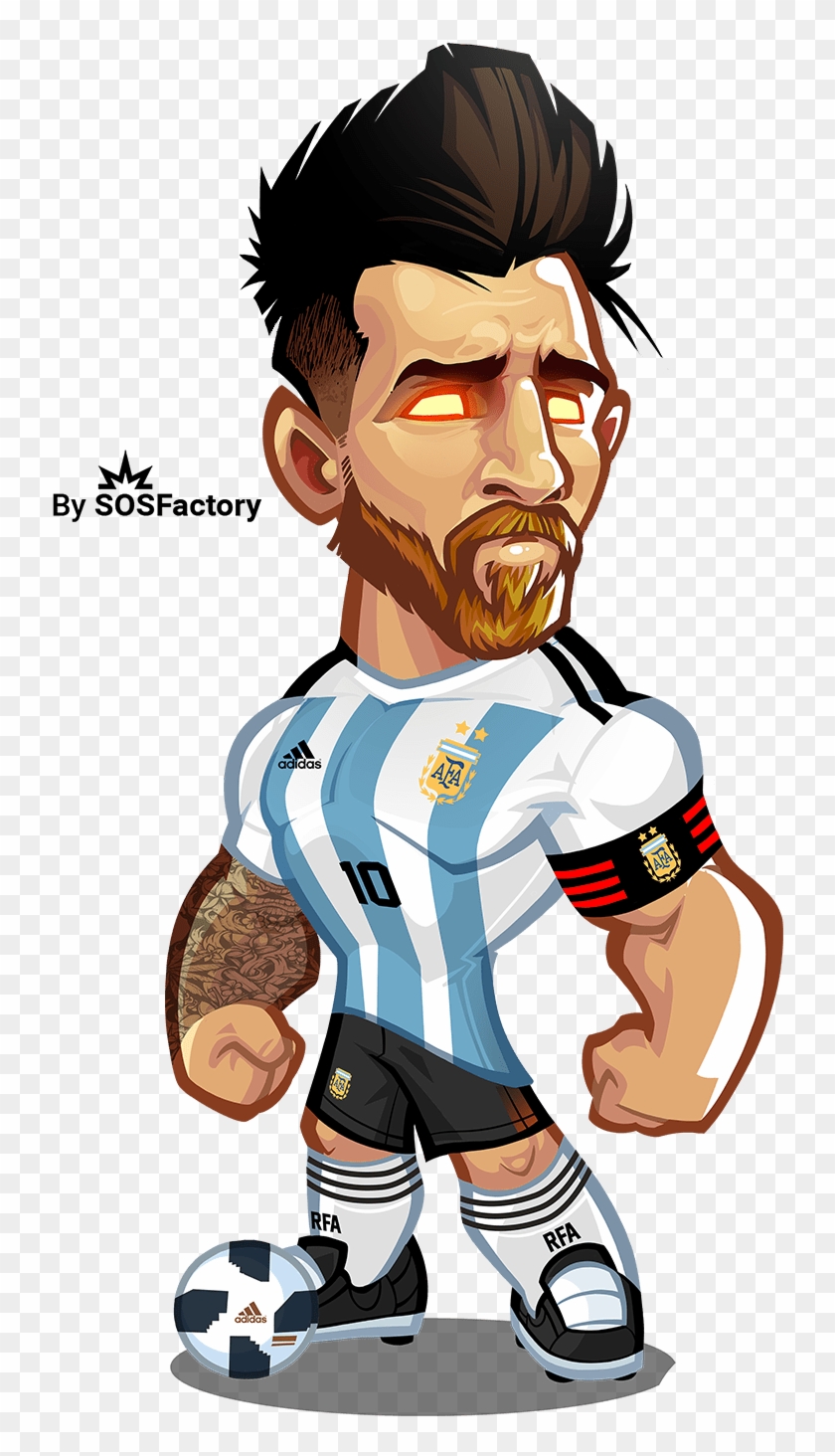 Lionel “la Pulga” Messi - Cristiano Ronaldo Chibi Juventus Clipart