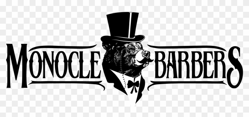 Monocle Barbers - Illustration Clipart