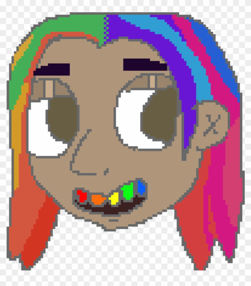 915 X 874 6 - 6ix9ine Pixel Art Clipart