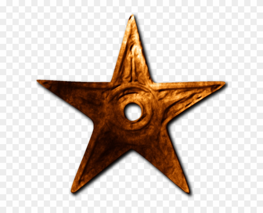 Barnstar Metal - Png Metal Star Clipart #453477
