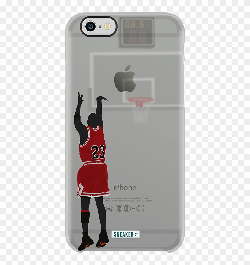 Michael Jordan's The Last Shot On Iphone 6 And 6 Case - Iphone Cases With Athletes Clipart #453544