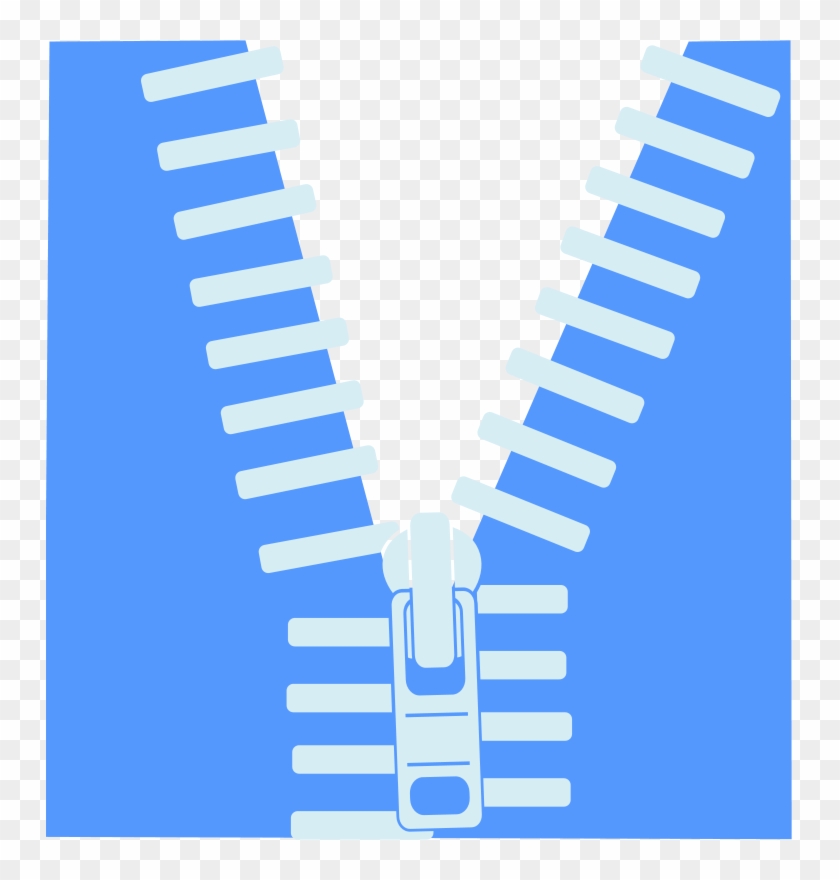 Jacket Zipper Cliparts - Coat With Zipper Clip Art - Png Download