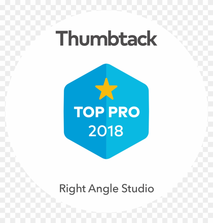 Right Angle Studio Thumbtack Top Pro - Circle Clipart #453847