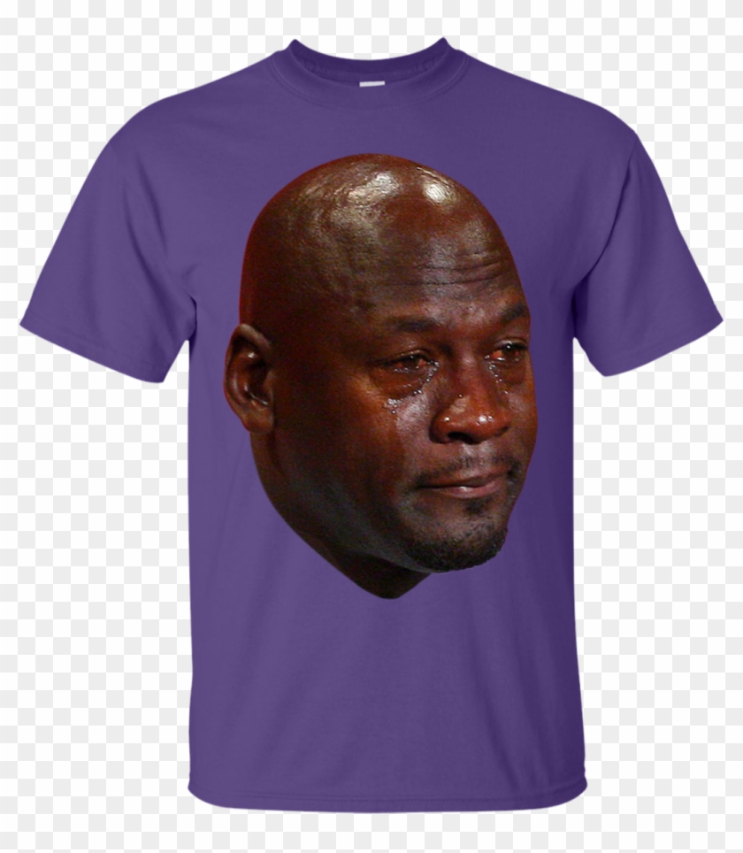 Crying Jordan T-shirt - Michael Jordan Vs Lavar Ball Clipart #453865
