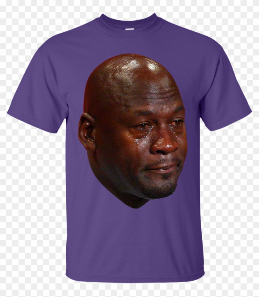 Crying Jordan T-shirt - Michael Jordan Vs Lavar Ball Clipart