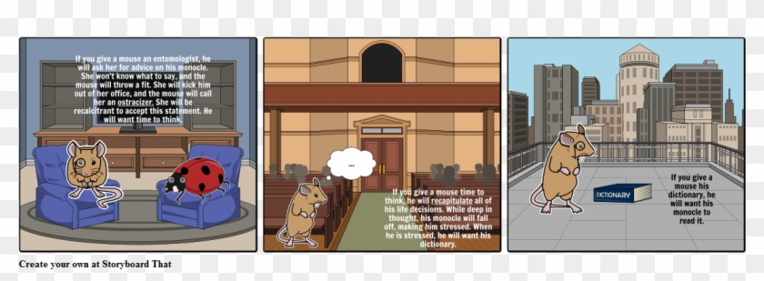 Mouse - King Henry's Great Matter Storyboard Clipart