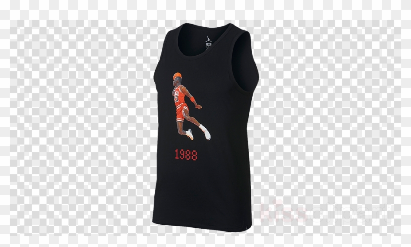Michael Jordan Slam Dunk Clipart T-shirt Active Tank - Devil Is A Part Timer Lucifer Png Transparent Png