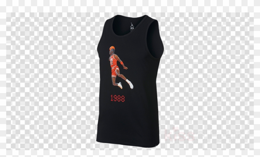Michael Jordan Slam Dunk Clipart T-shirt Active Tank - Devil Is A Part Timer Lucifer Png Transparent Png #454224