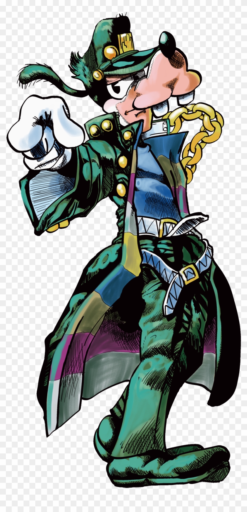 Goofy Jojo's Bizarre Adventure Kkmart - Disney Jojos Bizarre Adventure Clipart #454273