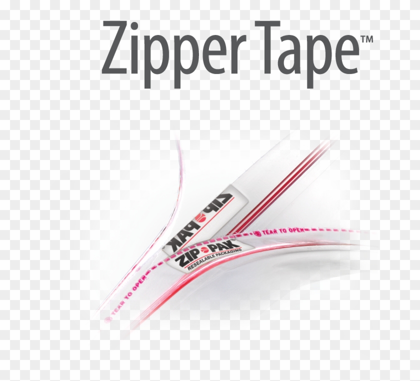Maintain Product Freshness With Zipper Tape™ - Rockberto Clipart #454317