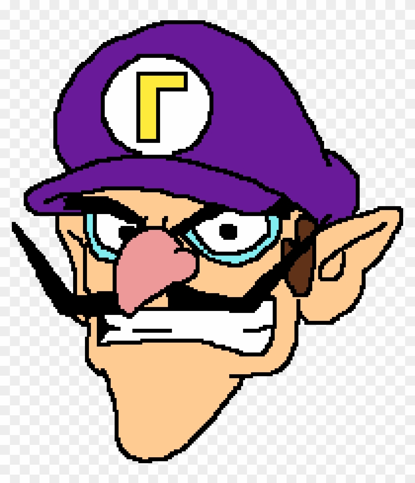 Waluigi Original Edit Waluigi Draw Something Clipart 454418 Pikpng
