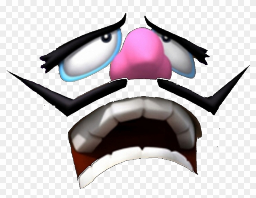 Waa Sticker By Bagrielmarmanjo Transparent Background - Waluigi Nose And Mustache Png Clipart #454446