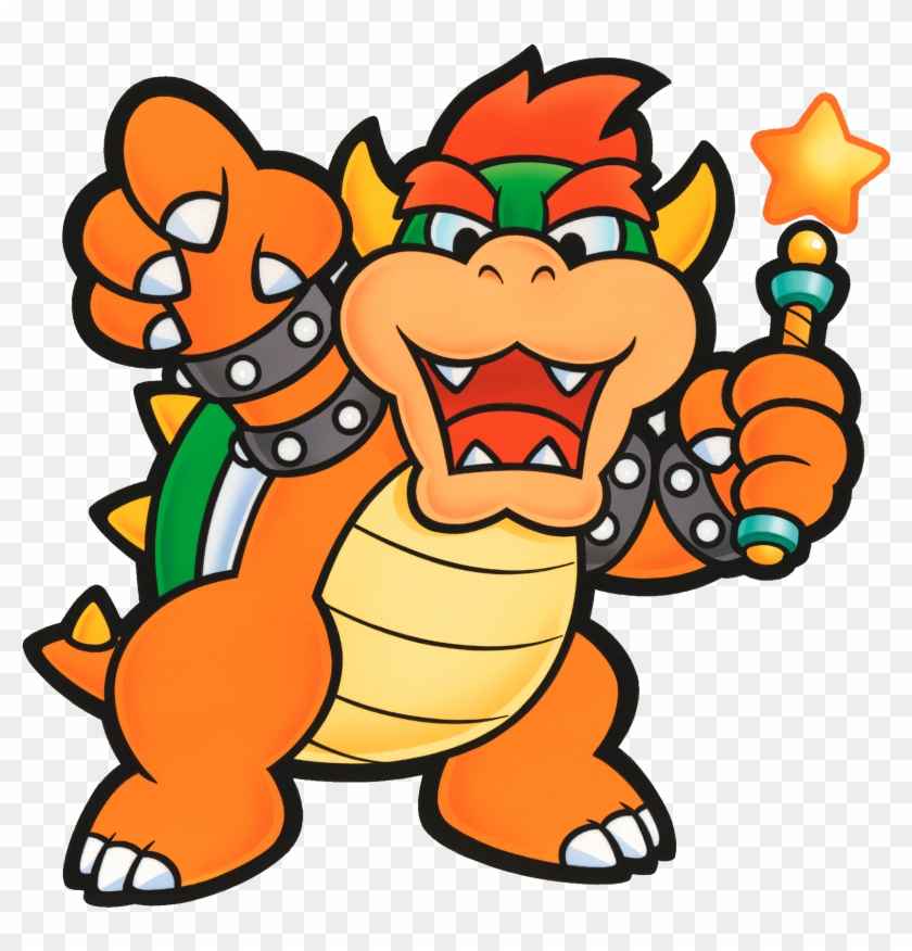 Bowser - Powerup - Bowser Paper Mario Clipart #454498