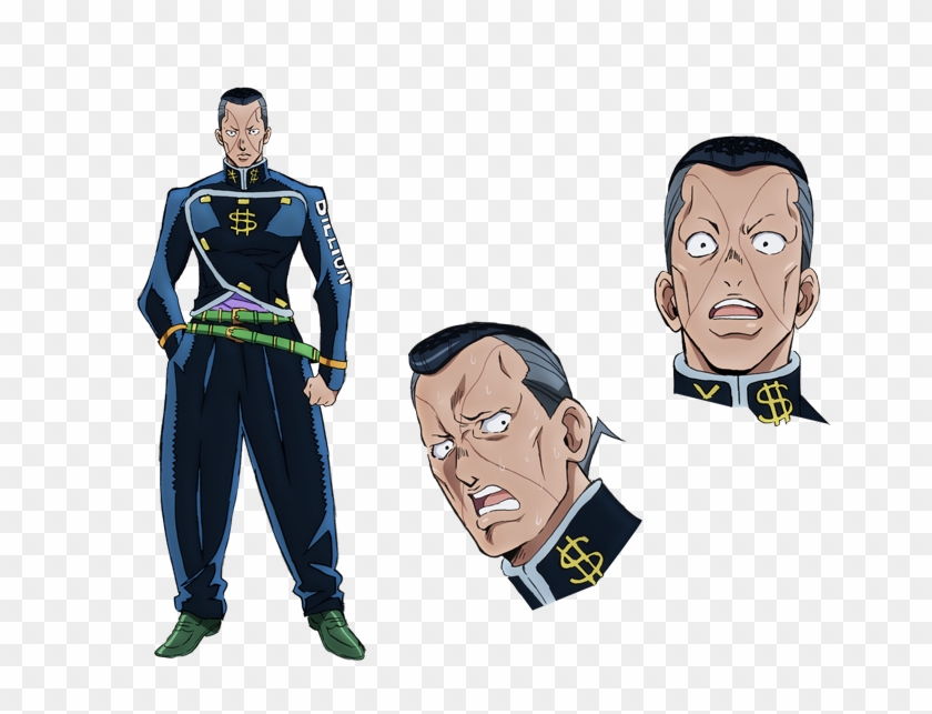 Okuyasu Does Have Eyebrows, They're Just Tiny - Jojo's Bizarre Adventure Okuyasu Clipart #454527